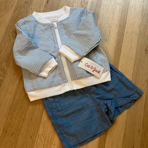 Cat and Jack baby boy matching set